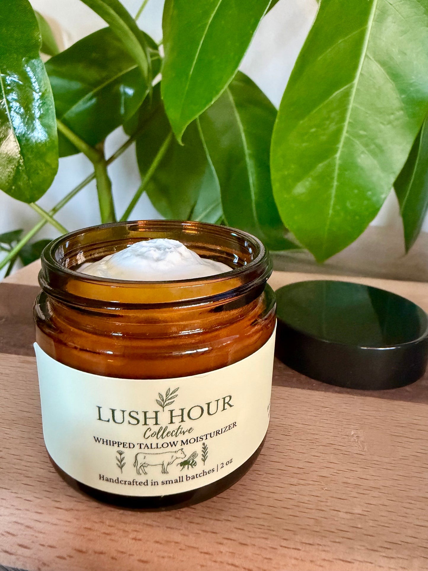 Lush Hour Collective | Tallow Moisturizer - Lavender + Sage Scent (2oz.)