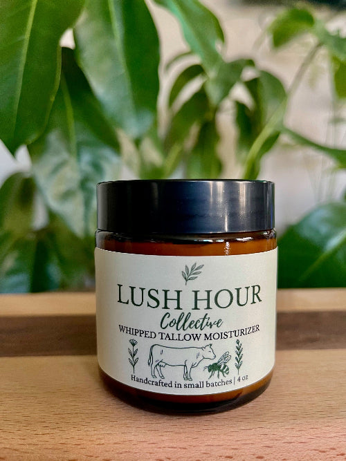 Lush Hour Collective | Tallow Moisturizer - Bergamot + Frankincense