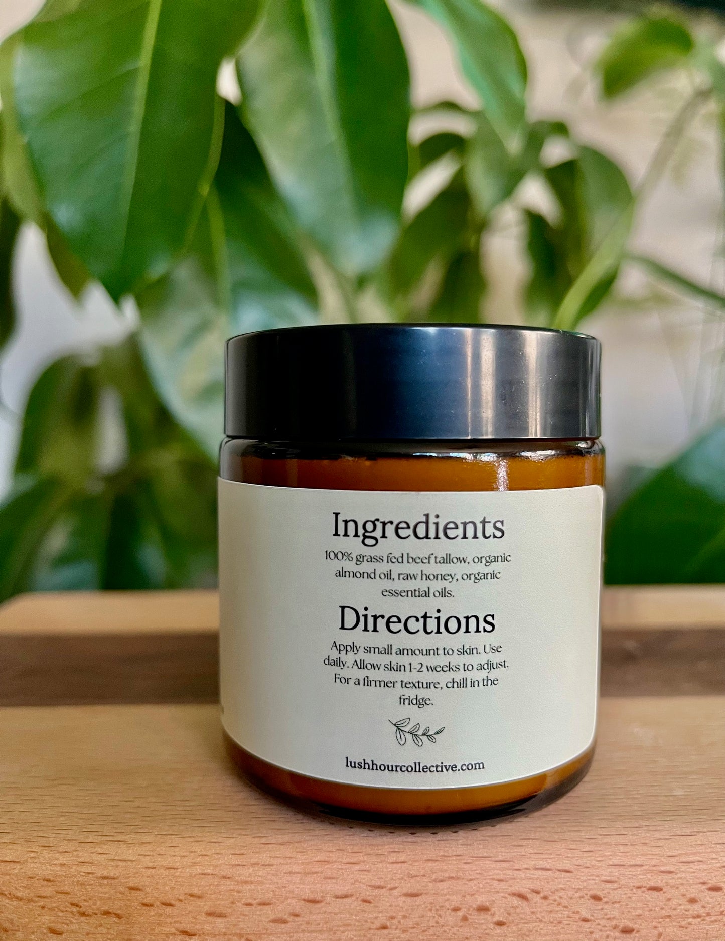 Lush Hour Collective | Tallow Moisturizer - Bergamot + Frankincense