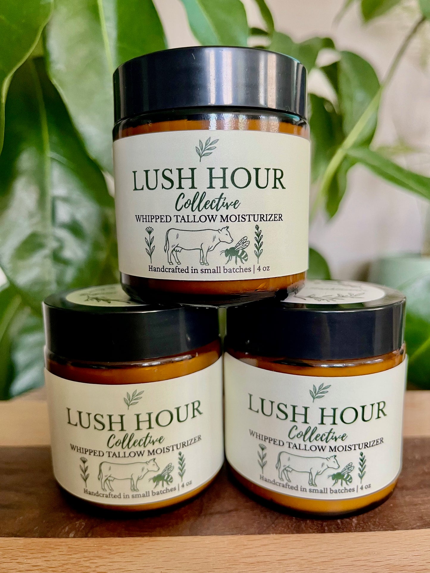 Lush Hour Collective | Tallow Moisturizer - Bergamot + Frankincense